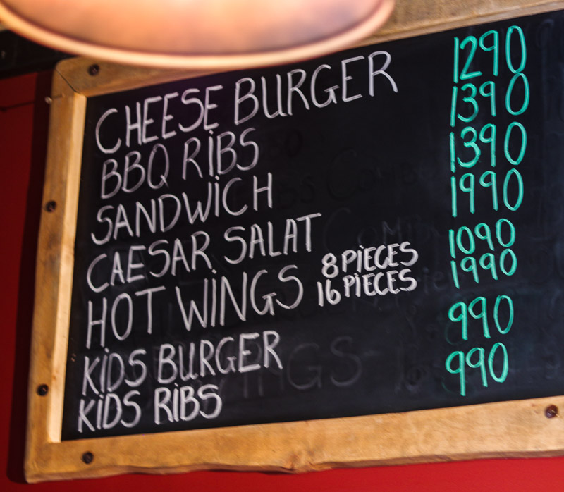 kids menu dirty burger and ribs family offer too